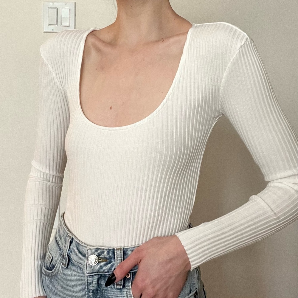 Zara Ribbed Bodysuit